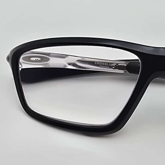 Oakley OX8076-0356 Crosslink Zero Matte Black Matte Clear Eyeglasses Frame 56mm - Picture 12 of 12